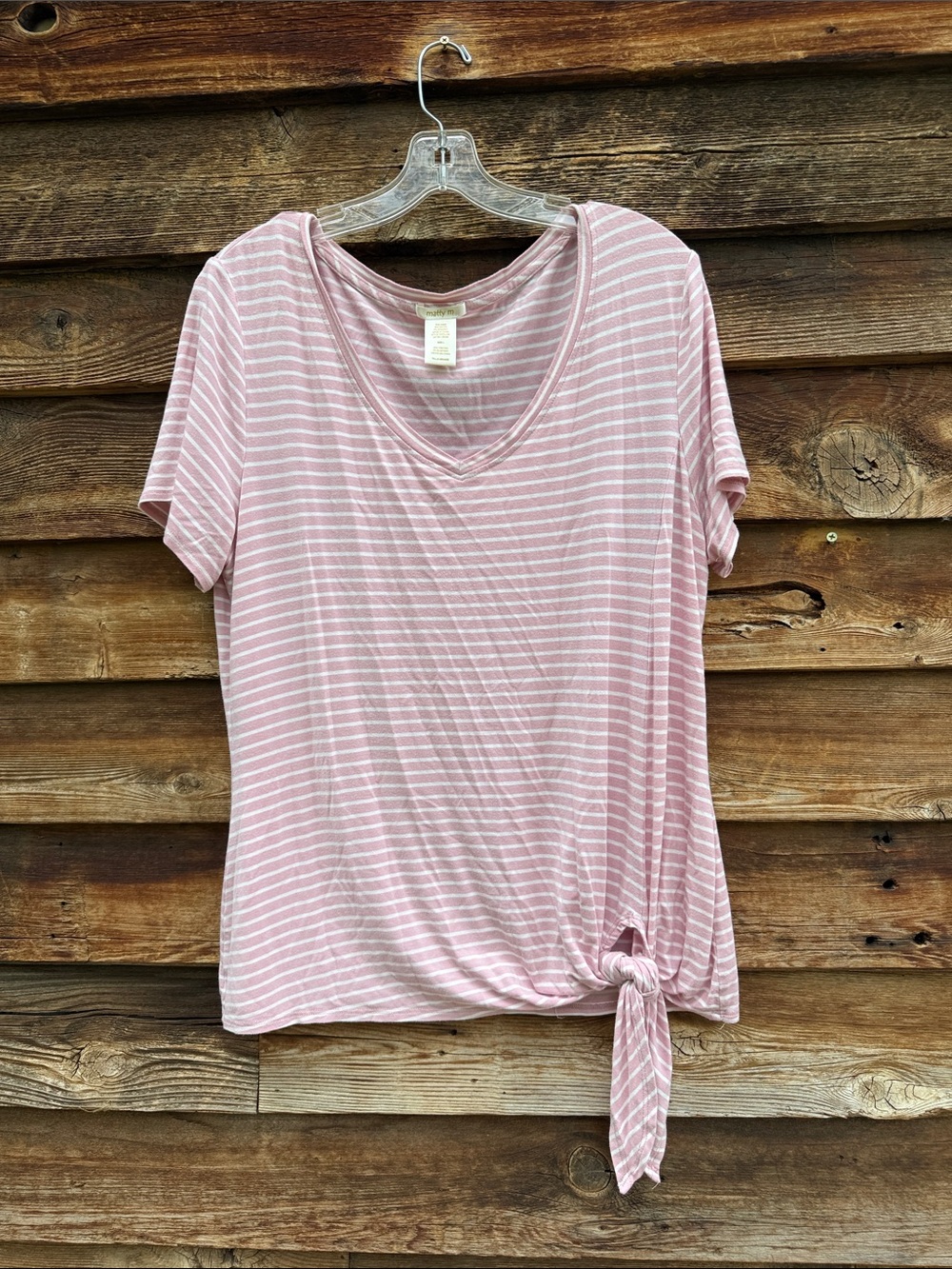 Matty m striped shirt